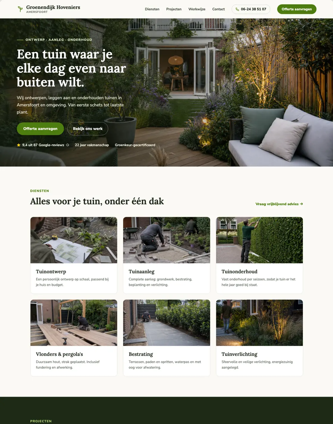Voorbeeld: Groenendijk Hoveniers